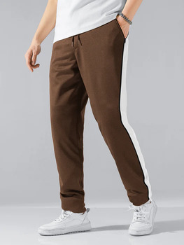 brown-and-white-trouser